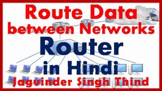 ✅ How Routers Move Data between Networks  Routing in networks in hindi [upl. by Osber]