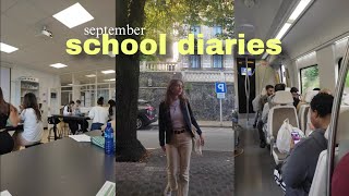 school diaries un día rutinario  septiembre ☕🍂💼 [upl. by Lori847]