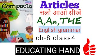 prac ex no3  ARTICLES ch8bbc compacta English grammar class 4 [upl. by Philippa]