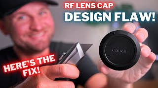 RF Lens Cap FIX End YOUR FRUSTRATION  The Ultimate Canon Hack [upl. by Hnirt635]