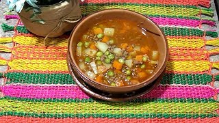 CÓMO HACER PICADILLO CALDOSITO  RECETA BÁSICA PARA PRINCIPIANTES [upl. by Sivam438]