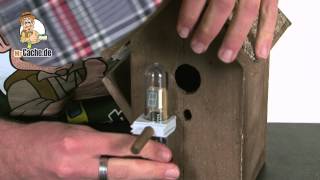 Geocaching Vogelhaus mit 7Segment Reaktivlicht  Tutorial by MrCachede [upl. by Dorcea]