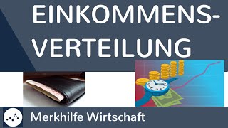 Einkommenspolitik  Formen der Einkommensverteilung einfach erklärt  Primäre amp Sekundäre Verteilung [upl. by Elconin]