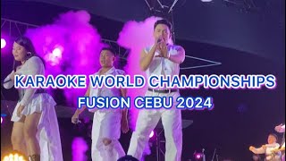 KARAOKE WORLD CHAMPIONSHIPS LIVE PERFORMANCES AT FUSION CEBU 2024 MUSIC FESTIVAL [upl. by Annibo]