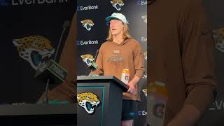 Trevor Lawrence on Trying to Play vs Texans nfl jaguars [upl. by Amy]