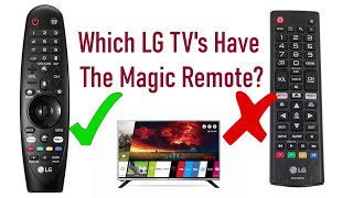 Which LG TVs Have The Magic Remote Control [upl. by Asiulairam]