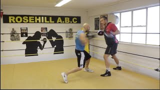 THE MILCH MAN UNDEFEATED TONY MILCH 110 SMASHES THE PADS WITH IAN BURBEDGE [upl. by Nohsed]