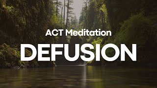 Free Your Mind Guided ACT Meditation For Overcoming Worry [upl. by Gayner]