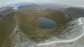 Helvellyn day trip  4K Drone Footage  February 2023 [upl. by Irwin]