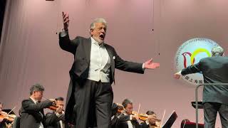 Plácido Domingo concert in Shanghai 上海 Granada 2023 [upl. by Adnaluy]