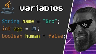 Variables in Java ✘【12 minutes】 [upl. by Anaeg]