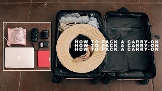 How to Pack a Minimalist Suitcase  Packing Hacks [upl. by Berhley]