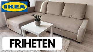 IKEA beige color FRIHETEN sofabed [upl. by Adlee]