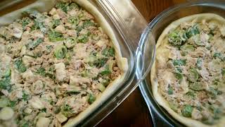 Tarte Flambee with Tuna [upl. by Nelak]