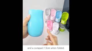 How to Use Our Foldable Dog Water Bottle [upl. by Vas]