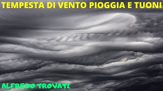 TEMPESTA DI VENTO PIOGGIA E TUONI PER DORMIRE IN 5 MINUTI [upl. by Dow]