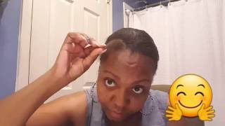 Grow Your edges back  Shave edges COMPLETELY BALD  5month Update [upl. by Eelarac]