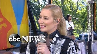 Iggy Azalea Talks Digital Distortion on GMA [upl. by Ahsratan]