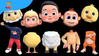 Whose face is it  Learn Color Johny Johny Yes Papa  BluLoo Nursery Rhymes amp Kids Songs [upl. by Neehsas292]