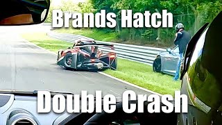 Crash  Brands Hatch GP trackday [upl. by Arobed]