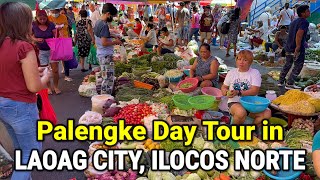 Market Day in LAOAG CITY ILOCOS NORTE  Philippines Lively Food Market in Ilocos PALENGKE TOUR 2023 [upl. by Esnahc]