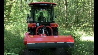 Schon wieder Wiese mulchen  Schlegelmulcher Maschio Barbi 180  Branson Traktor 5025C [upl. by Brownson]