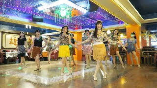 New Vacilon Cha Cha Cha Line DanceBy Djufri Djafar [upl. by Ecinhoj459]