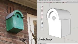 Vogelhuisje en Sketchup [upl. by Lourie509]