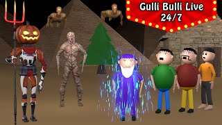 Gulli Bulli Full Episode  247 Live  Cartoon  Baba Wala  Make Joke Horror Vines [upl. by Etnom]