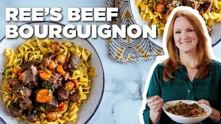 Ree Drummonds Beef Bourguignon  The Pioneer Woman  Food Network [upl. by Nylarak193]