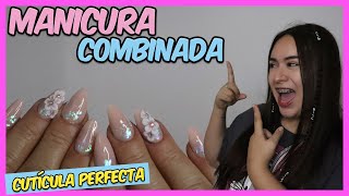 MANICURA COMBINADA  El SECRETO de la CUTÍCULA PERFECTA 😱 Curso De Uñas 015 [upl. by Heuser872]