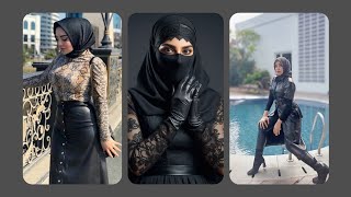 Beautiful Leather Hijab Girls Outfit Ideas For Every Event [upl. by Ydneh]