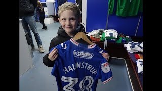 Liam visits Fratton Park Stadium Tour [upl. by Fawnia]