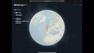 MyHeritage DNA results V1 compared to V2 from a Swedish person🇸🇪 myheritage myheritagedna [upl. by Asela]