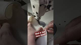 Perfect Rolled Hem over a SEAM with easy sew very neat technique [upl. by Noyerb264]