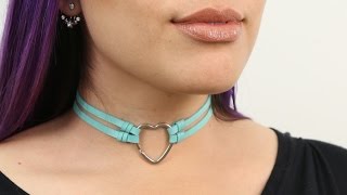 EASY Chokers DIY [upl. by Ahsenauj]