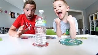 FATHER amp SON PLAY FLIP CHALLENGE  Bottle Flip Time [upl. by Alexia]