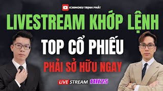 Livestream Khớp Lệnh 05924 TOP CỔ PHIẾU PHẢI SỞ HỮU NGAY  Cơ cấu danh mục cổ phiếu tiềm năng [upl. by Esiuol]