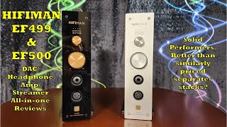 HiFiMan EF499 amp EF500 DACHeadphone AmpStreamer AIO Reviews  These or a Separates Stack [upl. by Ttessil]