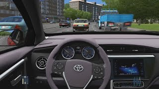 City Car Driving  Toyota Corolla 2017  City Drive [upl. by Harad]