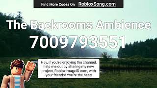 The Backrooms Ambience Roblox ID [upl. by Acinnad66]