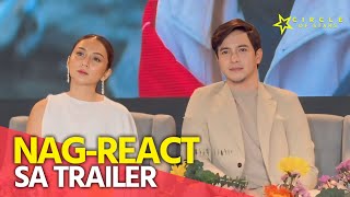 Kathryn Bernardo at Alden Richards nagreact sa trailer ng Hello Love Again [upl. by Antoine]