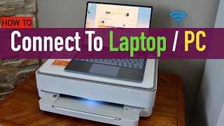 How To Connect HP ENVY Printer To Laptop  PC [upl. by Akiehsat]