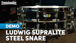 Ludwig Supralite Snare Rich Overtones Precise Attack amp More [upl. by Tena136]