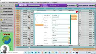 Présentation de lapplication de gestion de cotisation dénommée GesCot [upl. by Arrotal576]