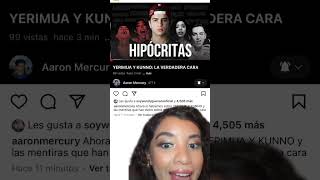 Aaron mercury llama hipócritas a Kunno y YeriMua😱😱 viralvideo mexico chismemx yerimua [upl. by Jovi]