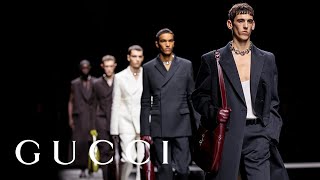 Gucci Mens Fall Winter 2024 Fashion Show [upl. by Barnet]