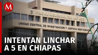 Fiscalía de Chiapas rescata a 5 retenidos por pobladores de Villaflores [upl. by Mahan]