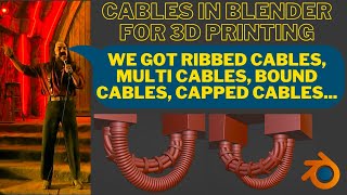 Creating different cable designs in Blender  Cablerator [upl. by Tierza]