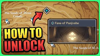 How to unlock quotFane of Panjvahequot Domain Puzzles Genshin Impact 34 Desert of Hadramaveth [upl. by Melantha433]